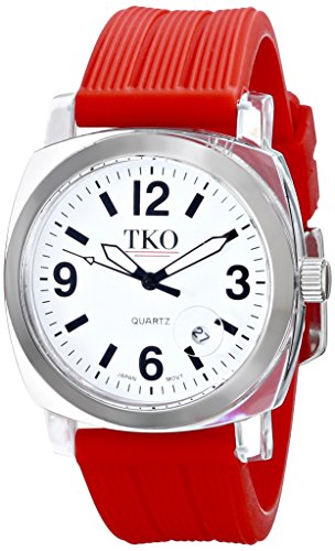 TKO ORLOGI Frauen TK558 WR Milano Junior Acrylic Case White Dial Uhr