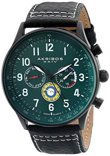 Akribos XXIV Herren-Armbanduhr Explorer Analog Quarz AK751GN