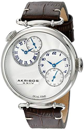 Akribos XXIV Herren-Armbanduhr AK796SSBR Analog Quarz AK796SSBR