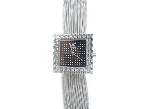 Silber Mehrreihige Damen Fashion Armbanduhr