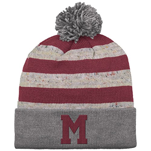 Montreal Maroons Mitchell Ness NHL Speckled Crown Cuffed Knit Hat Hut w Pom