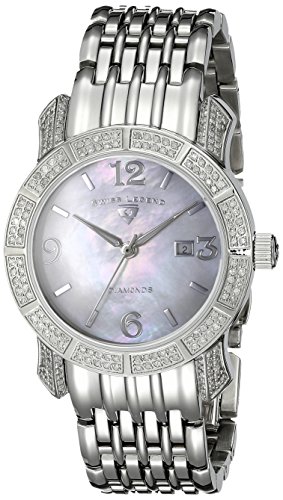 Swiss Legend Damen 23024 WMOP Marquise Diamond Collection Uhr aus Edelstahl