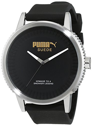 Puma Time 10410 SUEDE BLACK Analog Quarz Silikon PU104101002