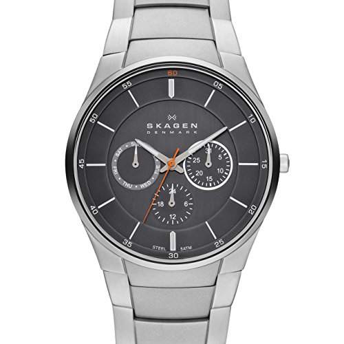 Skagen Herren-Armbanduhr XL Chronograph Quarz Edelstahl SKW6054