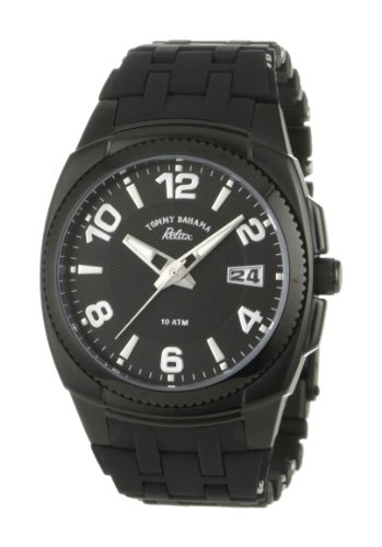 Tommy Bahama RLX4004 Womens Relax Black Dial Polyurethane Rubber Strap Watch