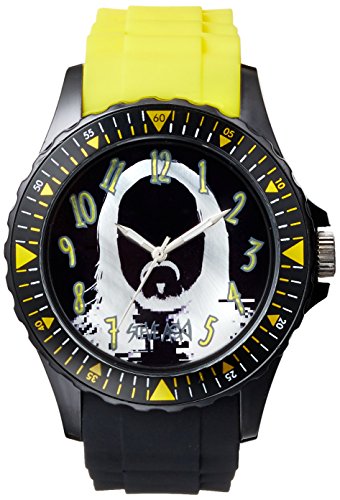Steve Aoki Herren SA 2003 BKYW Analog Display Japanisches Quartz Black Watch
