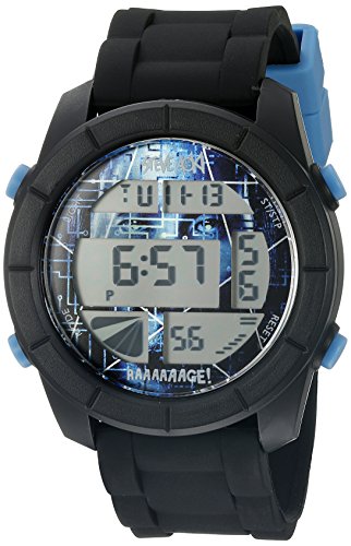 Steve Aoki Herren SA 2005 BK Digital Display Japanisches Quartz Black Watch