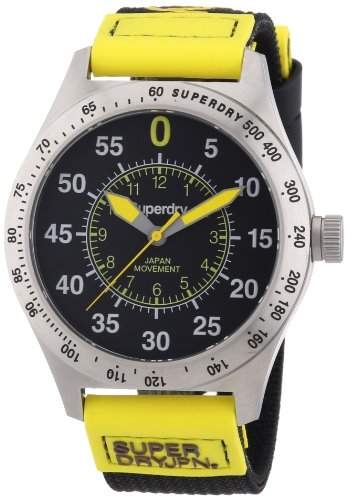 Superdry Herren-Armbanduhr XL Analog Quarz verschiedene Materialien SYG122Y