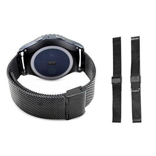 Netspower Milanese Edelstahl Uhrenband Watch Strap Uhrenarmband Uhren Armband fuer Samsung Gear S2