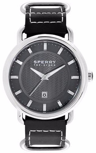 Sperry 103066 Damen schwarz Lederband schwarzes Zifferblatt Smart Watch