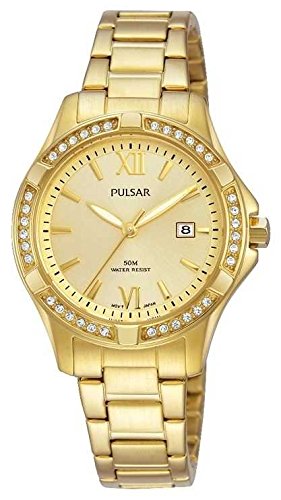 Pulsar Ladies Gold Plated Bracelet Watch