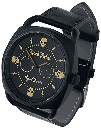 Rock Rebel by EMP Original Sinners Watch Armbanduhr schwarz Obermaterial 100 Leder
