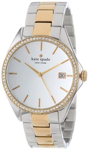 Kate Spade Uhres Damen 1YRU0175 Large Two Tone Seaport Crystal Bezel Uhr