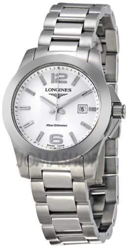 Longines Damen-Armbanduhr edelstahl Silber L32774766