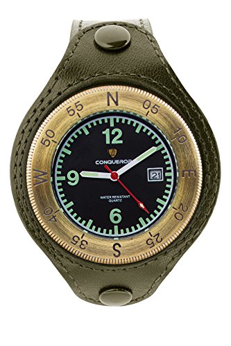 uptrek by Conqueror Kompass Style oliv Armbanduhr