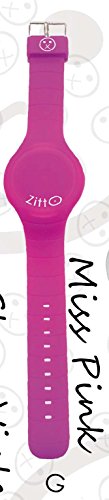 Zitto A LED Uhr mit Armband aus Silikon Miss Pink Pink klein