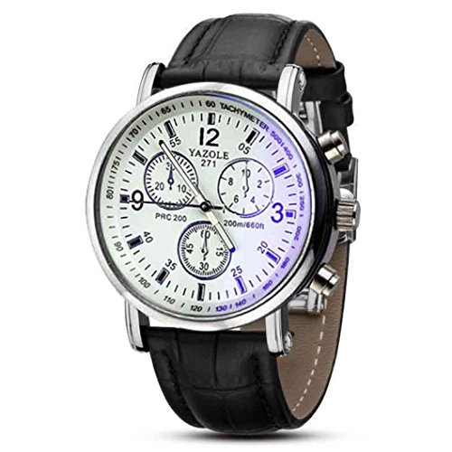 Watches for Men Xjp Stylish Design Classic Quartz Watch Elegant Wristwatch with Leather Band
