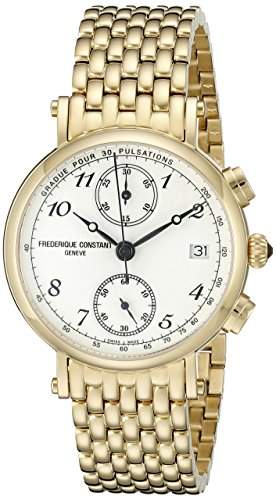 Frederique Constant Damen-Armbanduhr XS Chronograph Quarz Edelstahl FC-291A2R5B