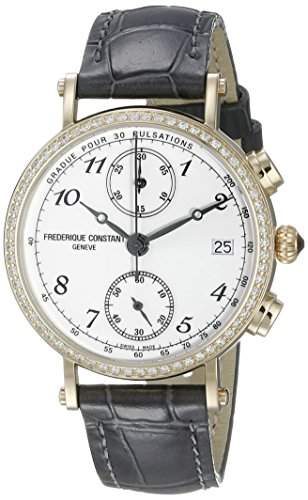 Frederique Constant Classics Damen Diamanten 34mm Chronograph Uhr FC291A2RD5
