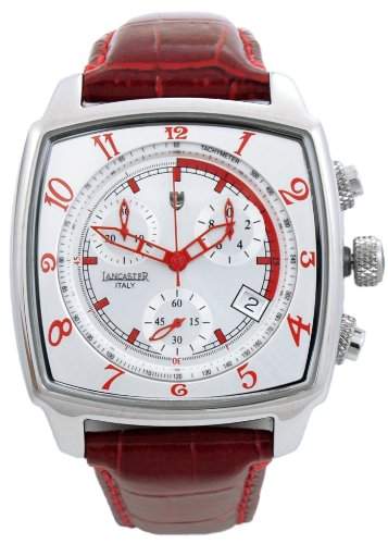 Lancaster Herren-Armbanduhr XL Unico Watch Chronograph Leder 0262WRR