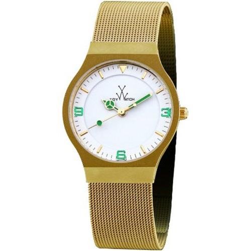 ToyWatch Mesh Gold Tone Stainless Steel Womens Watch MH12GD