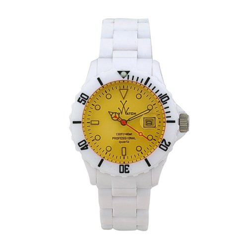 Toy Watch Unisex FL01WHYL Kristall Plasteramic Uhr