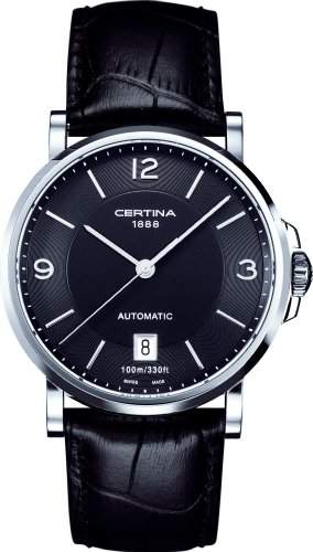 Certina Herren-Armbanduhr XL Analog Automatik Leder C0174071605701