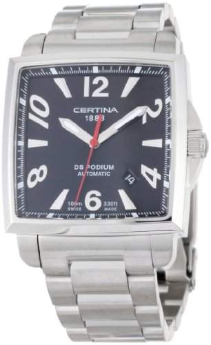 Certina Herren-Armbanduhr XL Analog Automatik Edelstahl C0015071105700