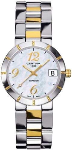 Certina Damen-Armbanduhr XS Analog Quarz Edelstahl C0092105511200