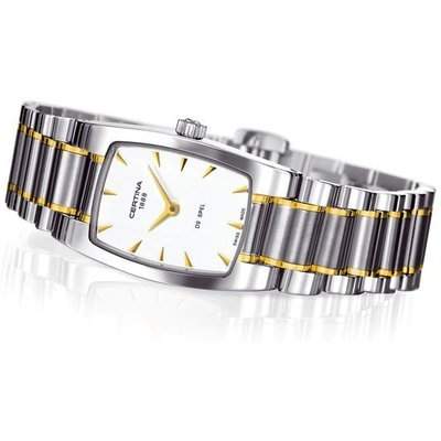 Certina Damen-Armbanduhr XS Analog Quarz Edelstahl C0121092203100