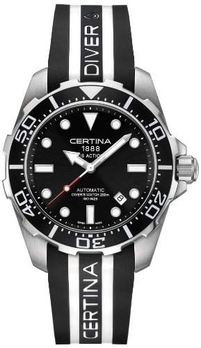 Certina Herren-Armbanduhr XL Analog Automatik Kautschuk C0134071705101