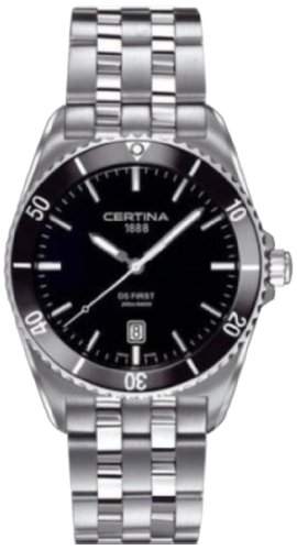 Certina Herren-Armbanduhr XL Analog Quarz Edelstahl C0144101105100