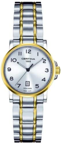 Certina Damen-Armbanduhr XS Analog Quarz Edelstahl C0172102203200