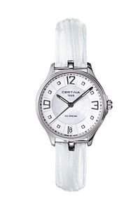 Certina Damen-Armbanduhr XS Analog Quarz Leder C0212101611600