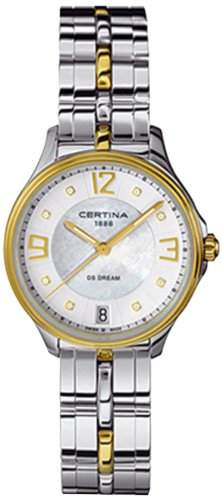 Certina Damen-Armbanduhr XS Analog Quarz Edelstahl C0212102211600
