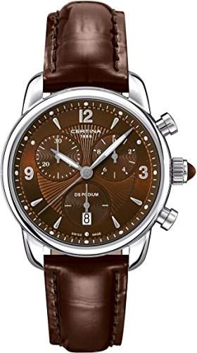 Certina Damen-Armbanduhr XS Chronograph Quarz Leder C0252171629700