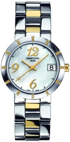Certina Damen-Armbanduhr XS Analog Quarz Edelstahl C0092102211200