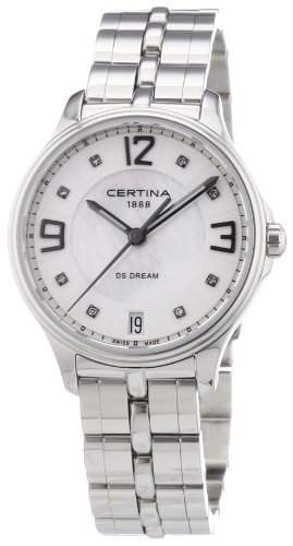 Certina Damen-Armbanduhr XS Analog Quarz Edelstahl C0212101111600