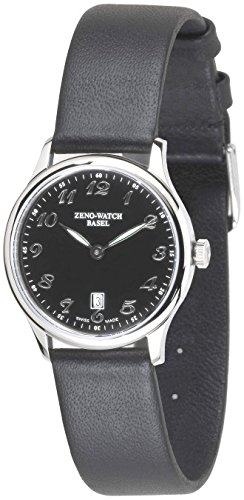 Zeno Watch Flat Numbers Quartz 6494Q c1