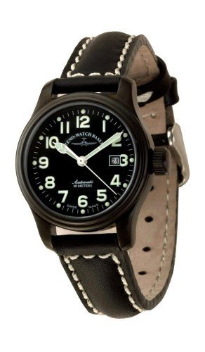 Zeno Watch Pilot Lady black 8454 bk a1