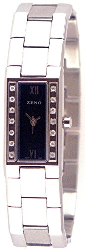 Zeno Watch Baguette 14 Swarowski Kristalle 8113Q c1M