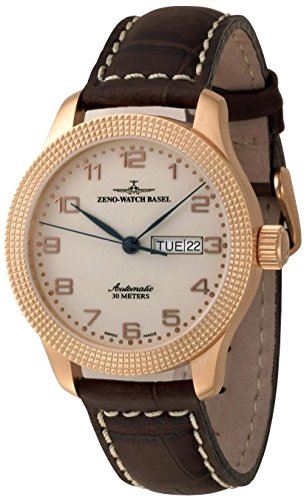 Zeno Watch NC Clou de Paris Automatic Retro Day Date gold plated 11554DD Pgr f2
