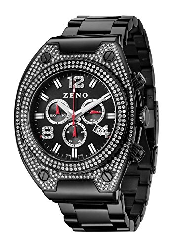 Zeno Watch Bling 1 Chronograph black 91026 5030Q bk i1M