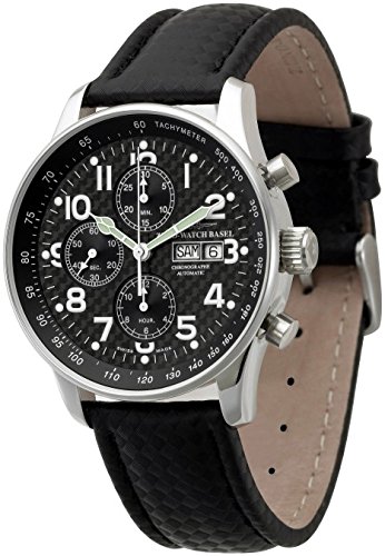 Zeno Watch X Large Pilot Chronograph Day Date special P557TVDD s1