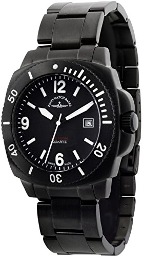 Zeno Watch Diver Look black 440AQ bk a1M