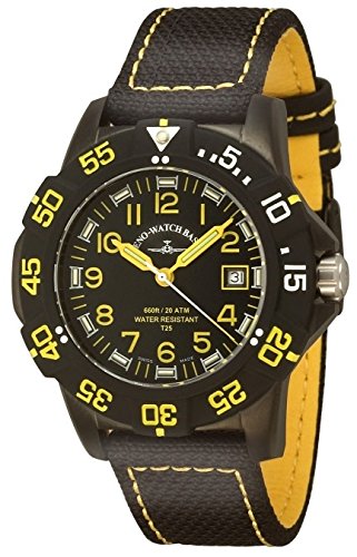 Zeno Watch Sport H3 Fashion Diver black yellow 6709 515Q a1 9