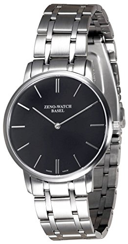 Zeno Watch Flat Flatline 2 black 6600Q c1M