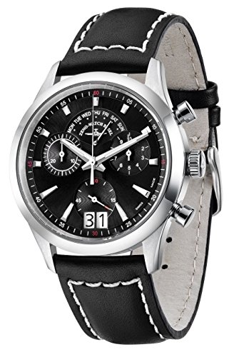 Zeno Watch Gentleman Chronograph Big Date Q 6662 8040Q g1