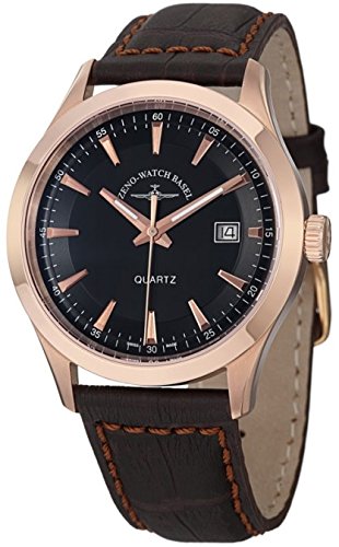 Zeno Watch Gentleman Quartz rose gold plated 6662 515Q Pgr f1
