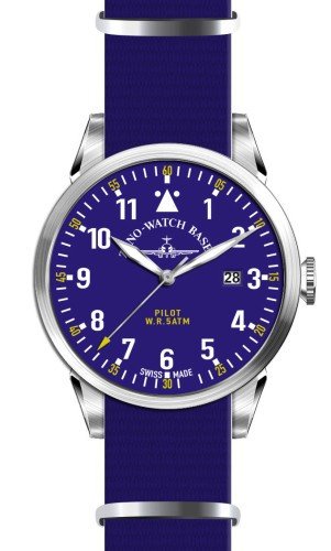 Zeno Watch Navigator Nato Quartz blue 5231Q a4